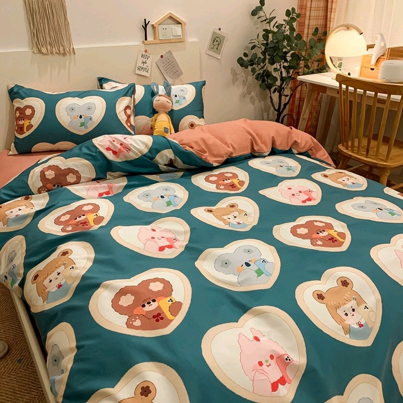 Manufacturer direct washing cotton digital printing four-piece set 1