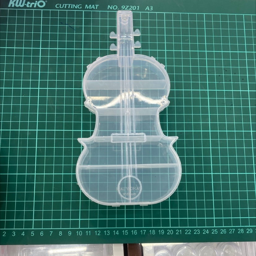 Square storage box The same white violin as Tiktok