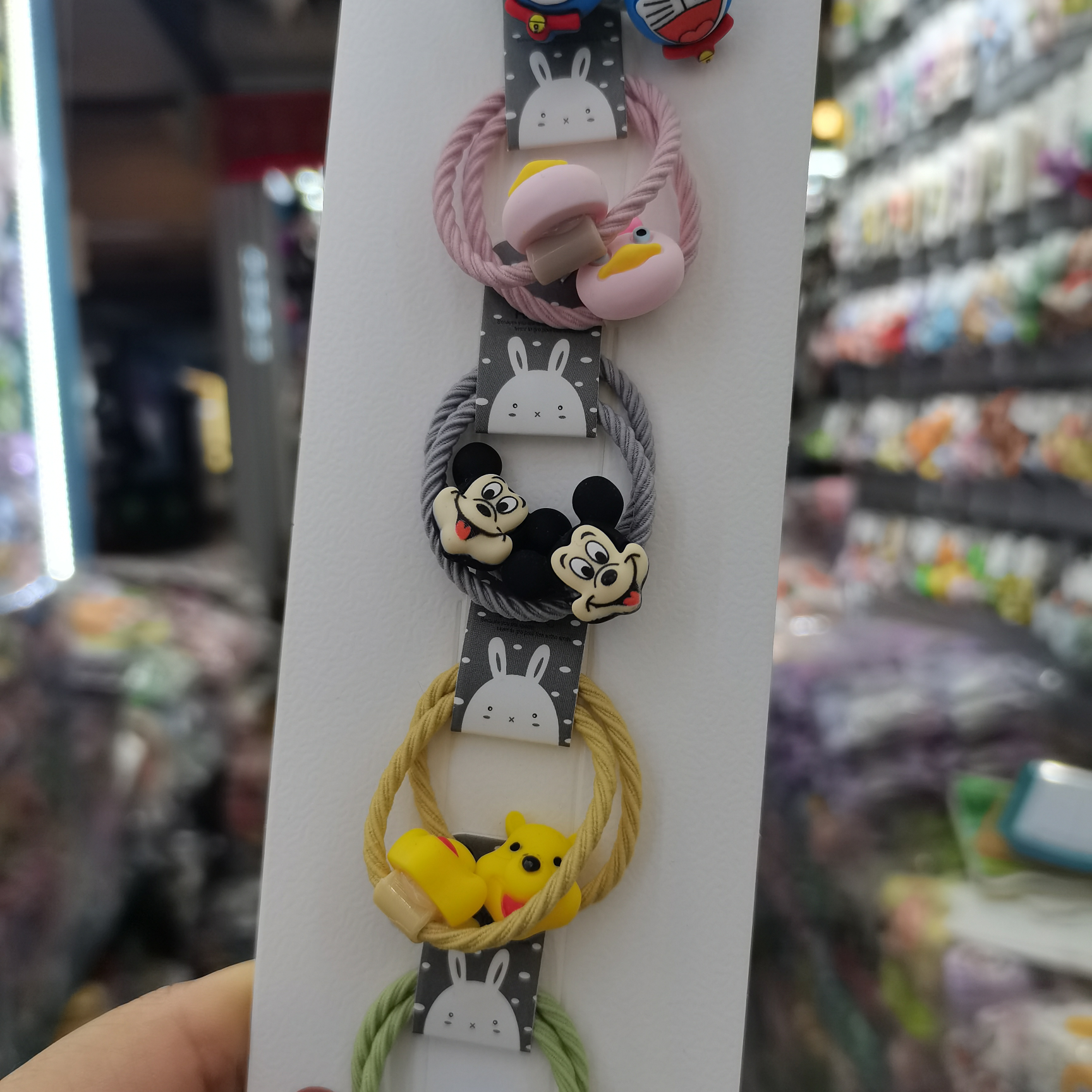 儿童头绳网红2021年新款皮筋女扎头洋气小女孩的圈时尚精致不伤发卡通款