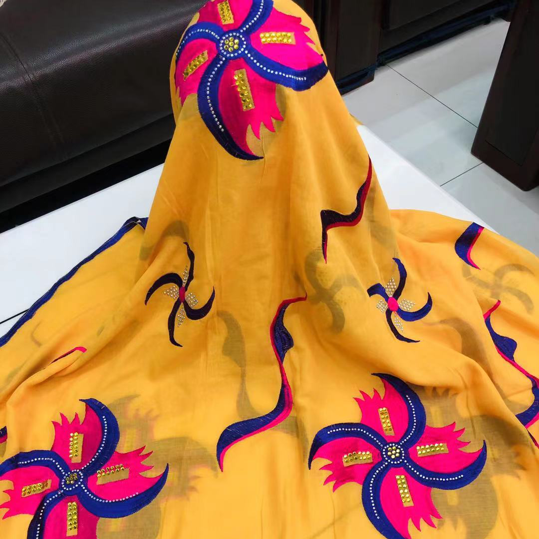 Manufacturers Direct Middle East Foreign Trade Embroidered Bandana Fashion Shawl Bandana