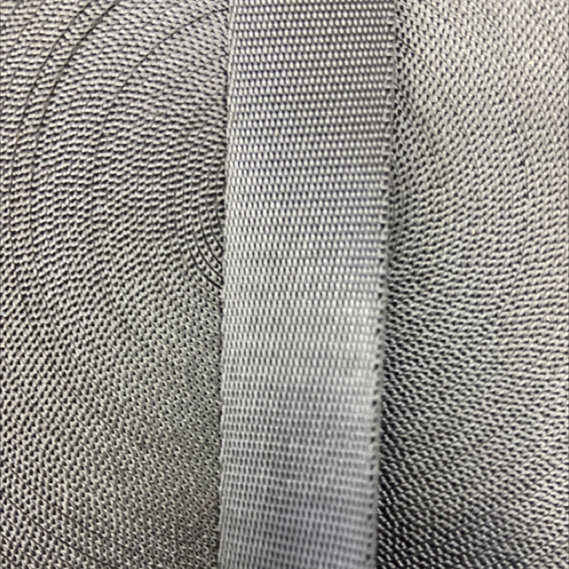 2 cm black imitation Nini plain woven tape 14#