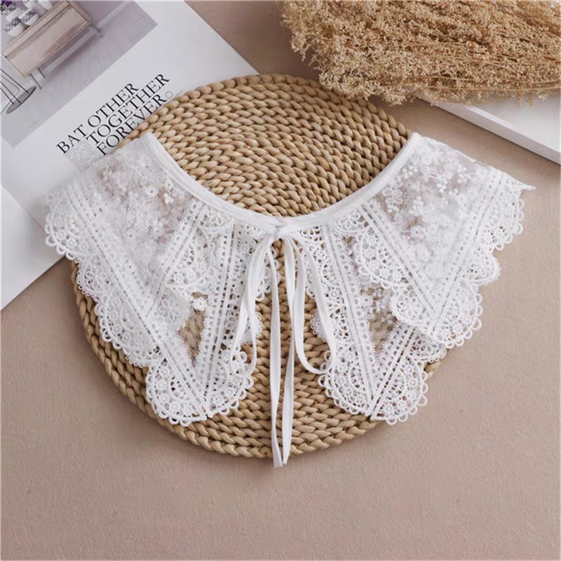 Collar Accessories for Summer 2021 new embroidered shawl with false collar for women with collar doll collar dress 44