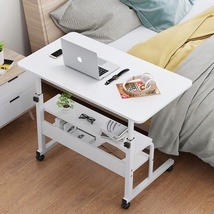 懒人简易可移动卧室电脑升降桌双层 桌子餐桌