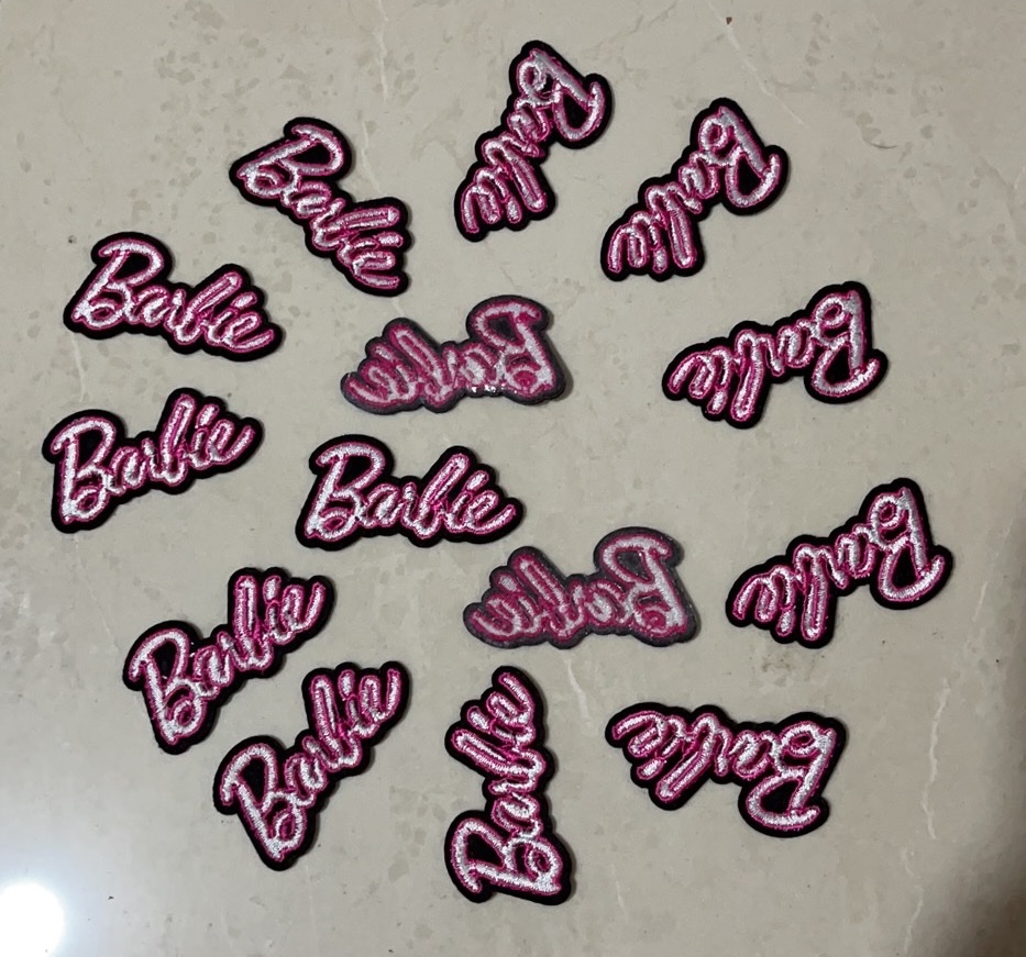 Manufacturers Direct Sales Diy Embroidery Badge Cartoon Cloth Patch Down Jacket Clothing Patch Denim Trousers English Letter Cloth Patch details Picture