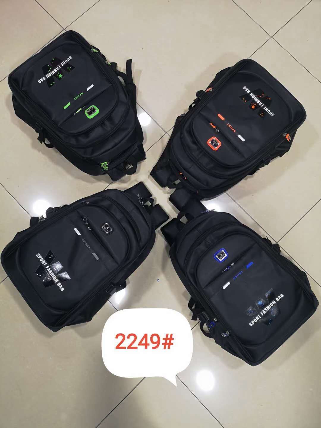 Trendy brand backpacks, business computer bags, schoolbags for middle and senior students, outdoor travel bags, Oxford cloth large-capacity college student backpacks details Picture