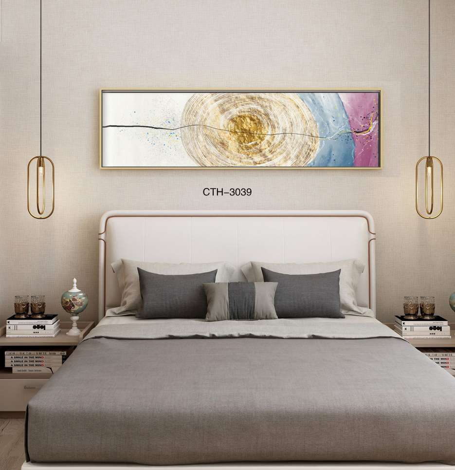 铝合金晶瓷晶贝现代抽象床头画3️⃣详情图4