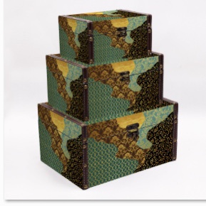 复古套装盒子家居装饰陈列盒子收纳盒