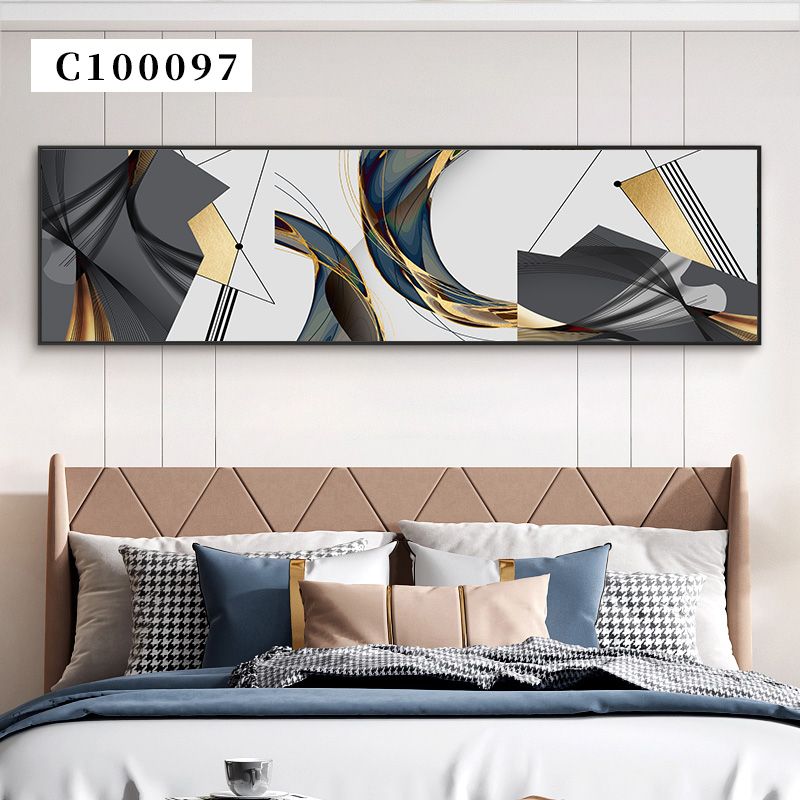 铝合金晶瓷晶贝现代抽象床头画3️⃣详情图1