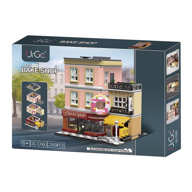 10180 bakery, 2919pcs