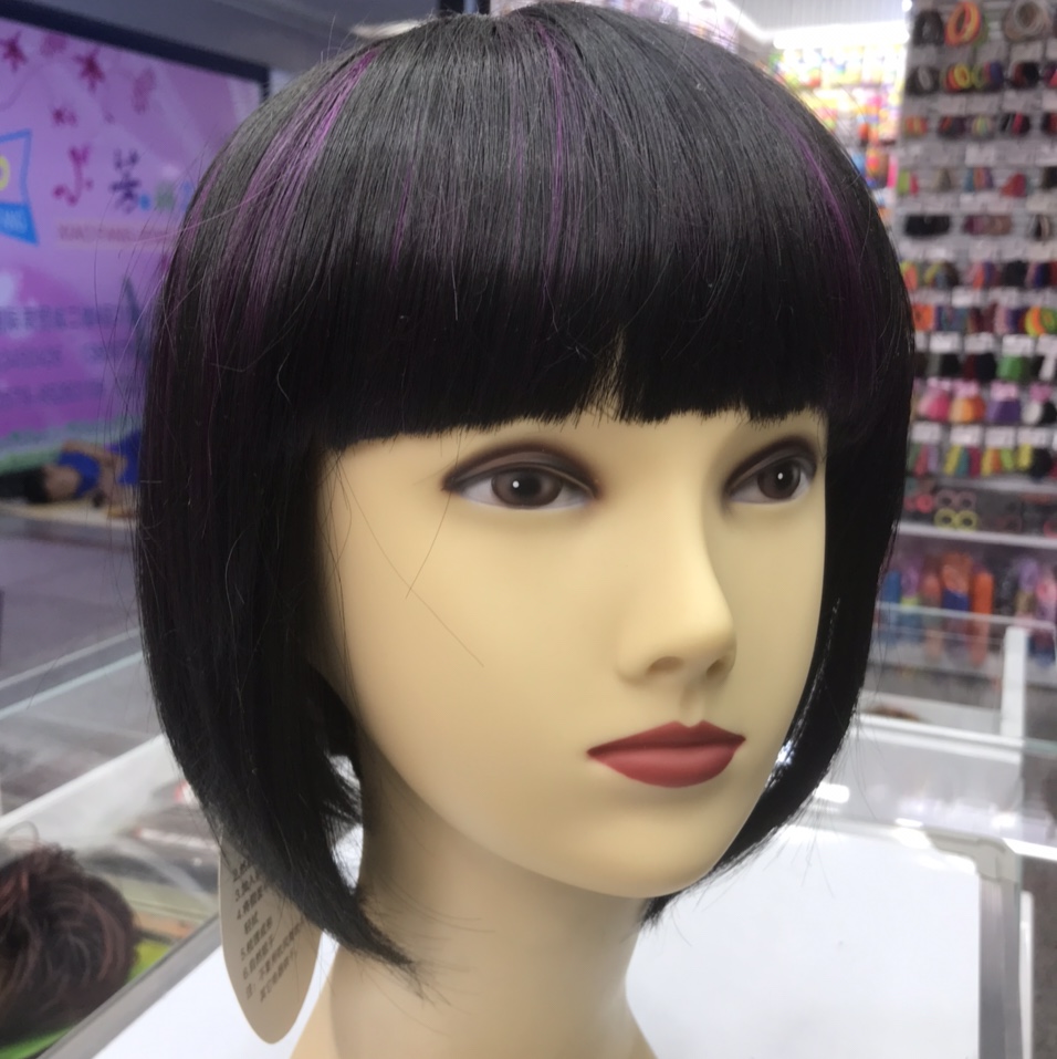 女士短款时尚假发 儿童2023潮流假发 女性时尚假头发 女士假发头套 真假发无缝接合 高质量逼真易梳理
