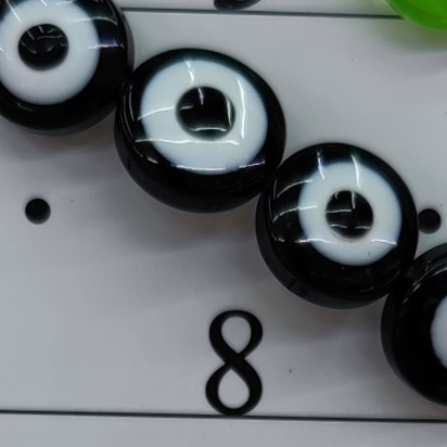 8 mm double-sided eyes 8