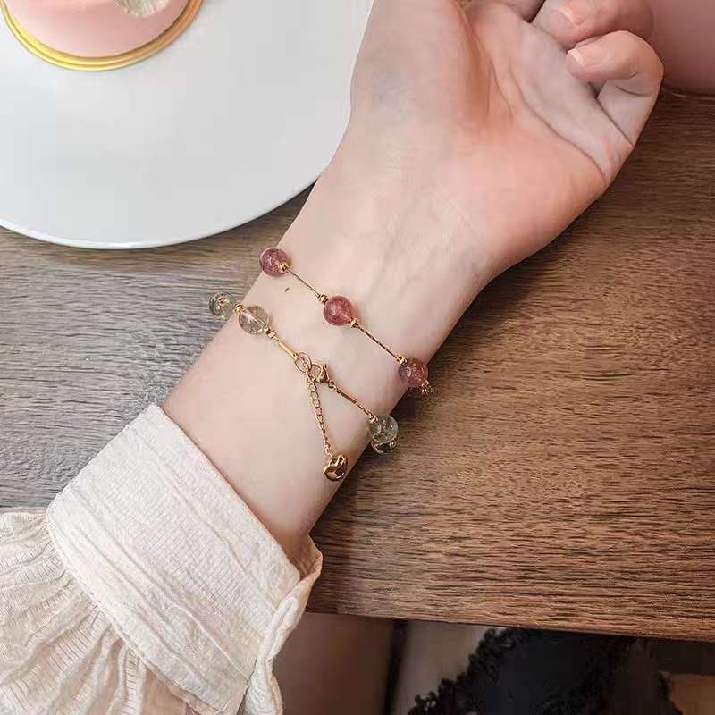 Crystal bracelet, women's bracelet gift, Instagram niche design details Picture