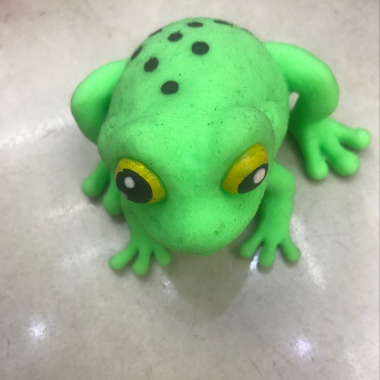Frog vent ball green