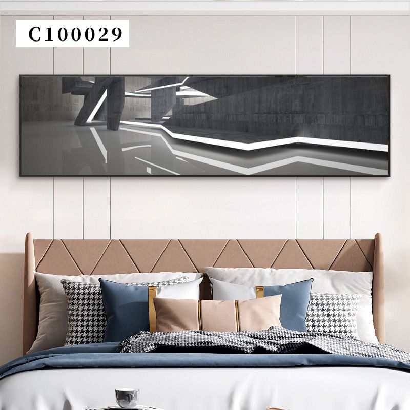 铝合金晶瓷晶贝现代抽象床头画1️⃣详情图1