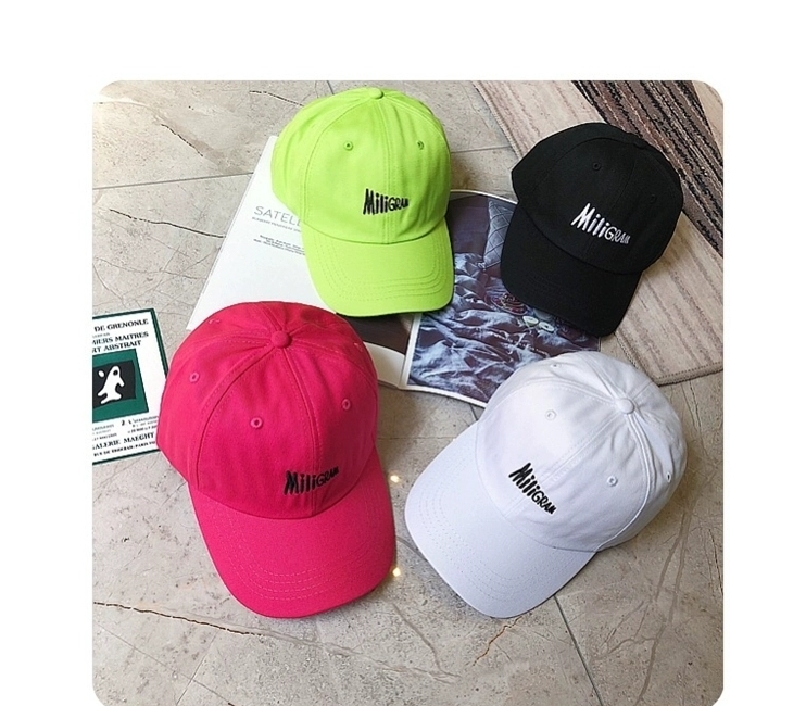 2023 Trend Vintage Style Embroidered Letter Baseball Cap Lovers Outdoor Thin Summer Visor Hat Star With Duck Cap Application Scenario