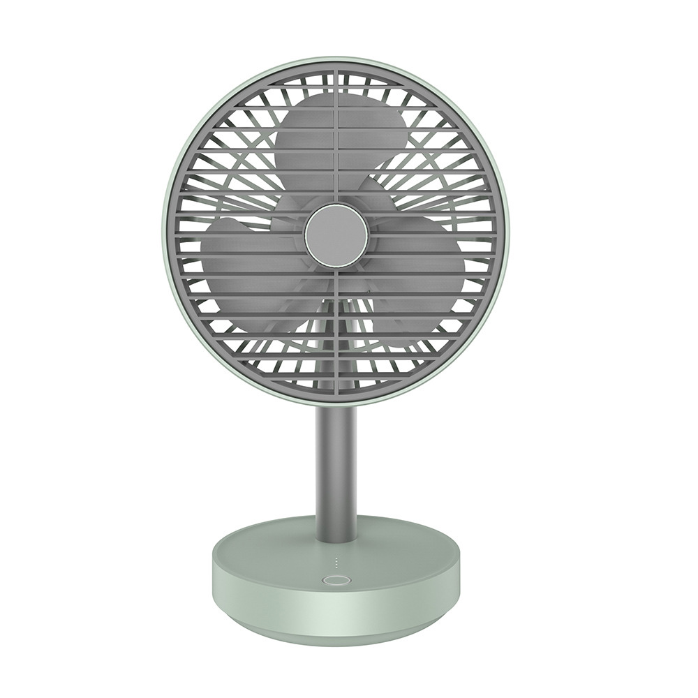 风吻桌面小风扇 迷你静音床头办公室台式充白底实物图