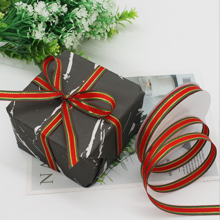 Christmas Ribbon Gift Gift Box Wrapping Ribbon Christmas Ribbon Ribbon Ribbon Flower Cake Ribbon Ribbon: 93#