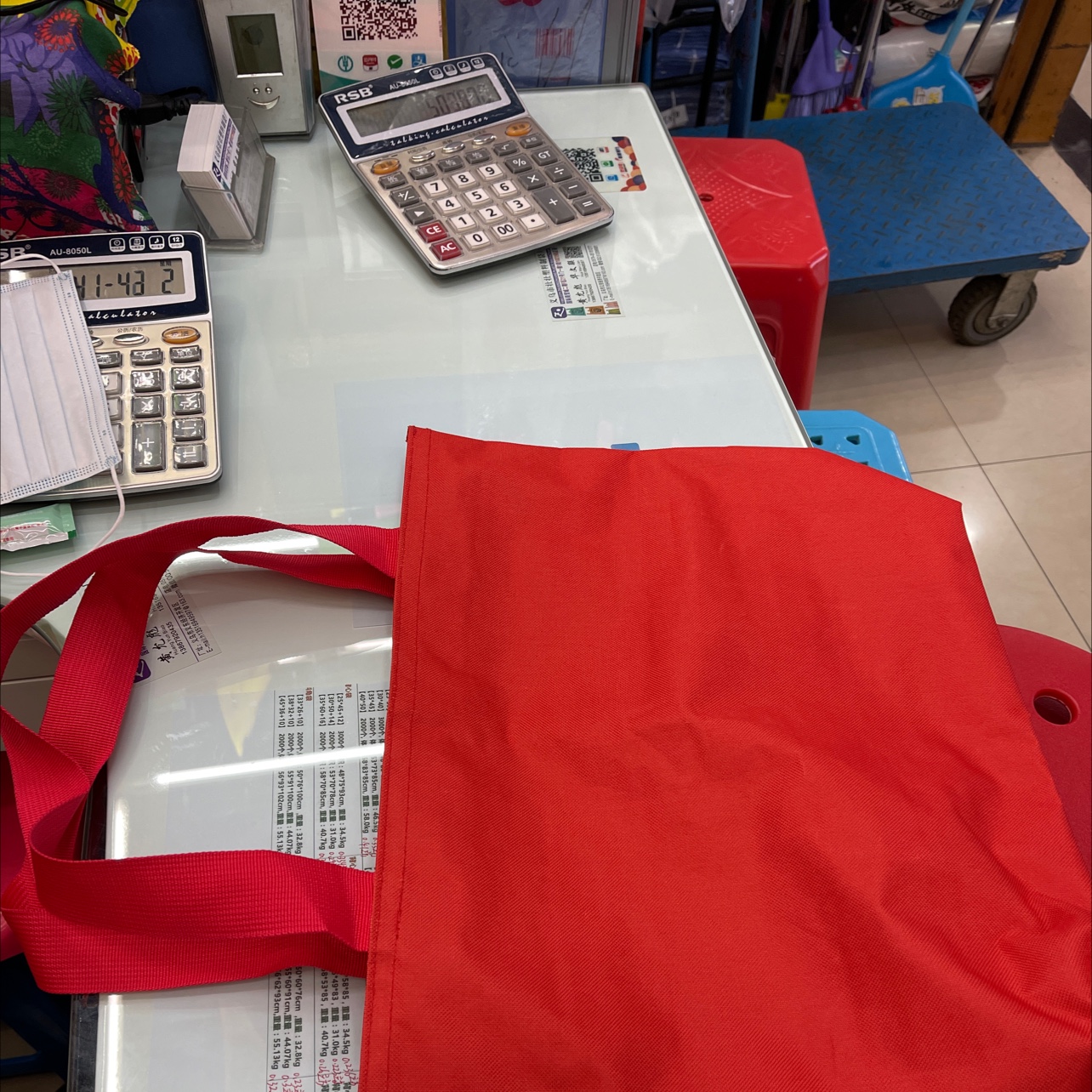 Non-woven fabric bag detail image 1