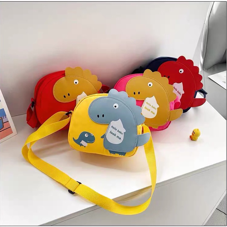 Korean children's small bag Boy dinosaur handsome crossbody bag Fashion cute girl cartoon foreign style single shoulder fashion