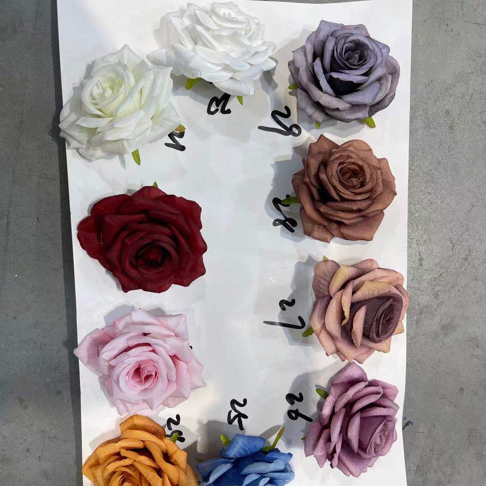 Large rose head in autumn color thumbnail