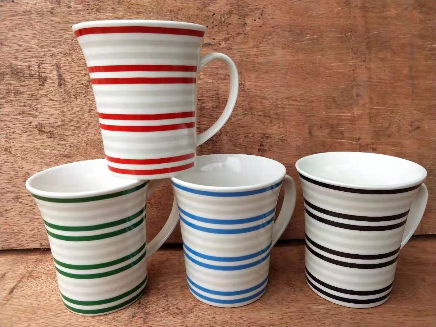 Line Horn Cup Simple Water Cup Simple Coffee Cup Water Cup Ceramic Cup 98768 details Picture