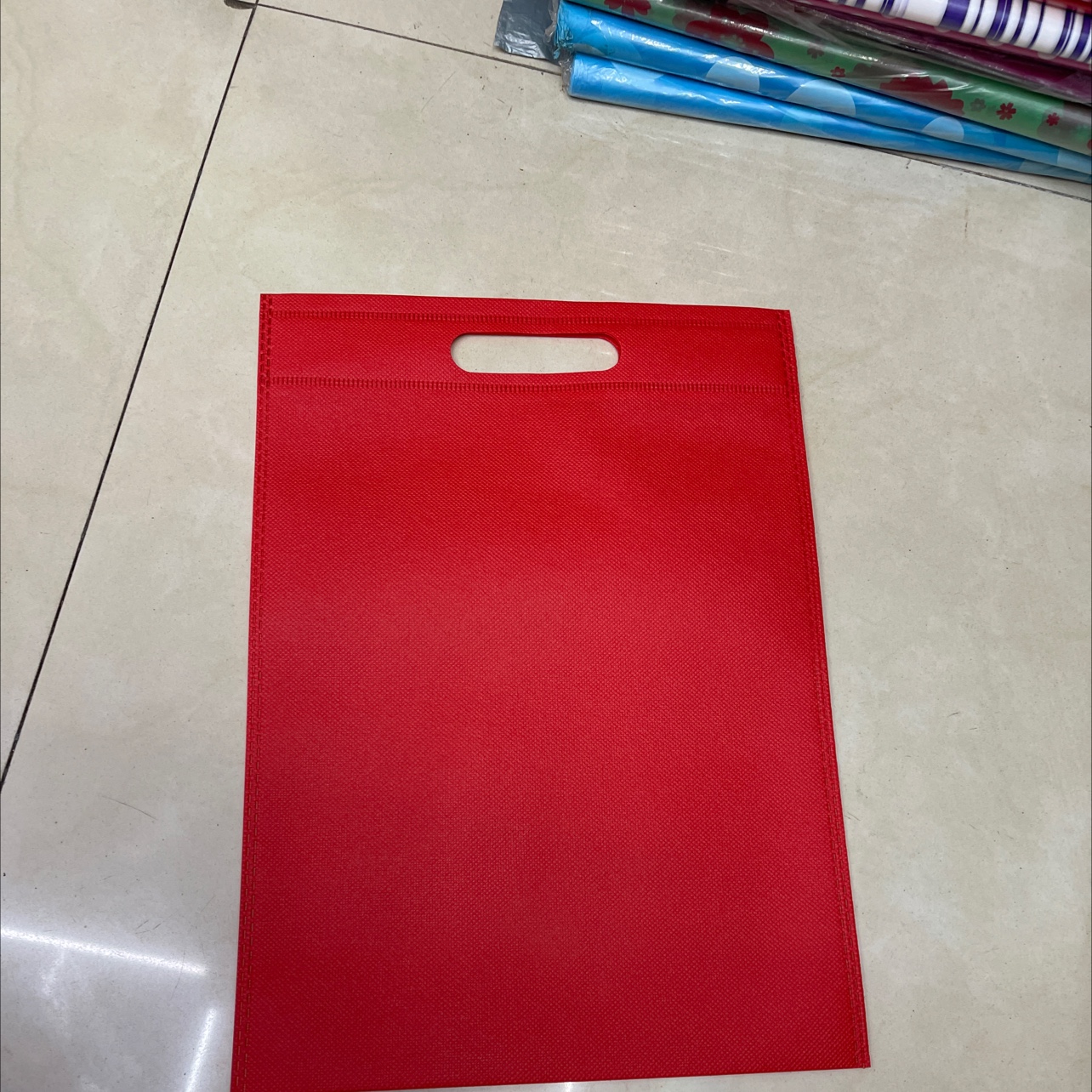 Non-woven fabric flat pocket detail image 1