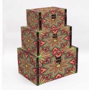 Locked cosmetic finishing box