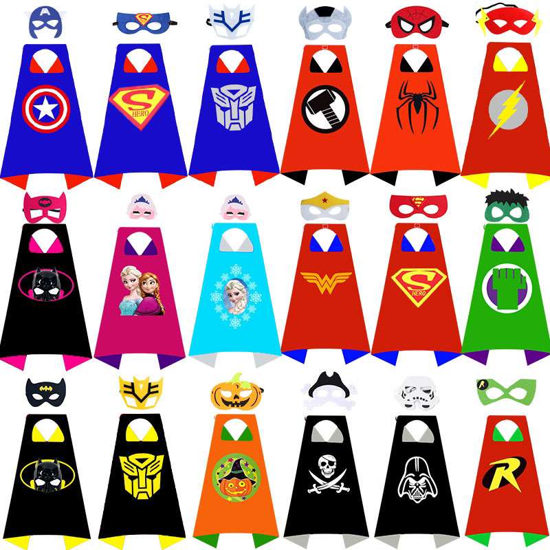 万圣节儿童服装男童女童披风斗篷cosplay巫婆化妆舞会女巫演出服59详情图1