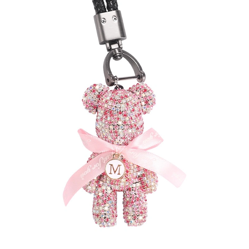 Cross-border best-selling animal keychains, car bags, pendants, metal handicrafts and gifts detail image 11