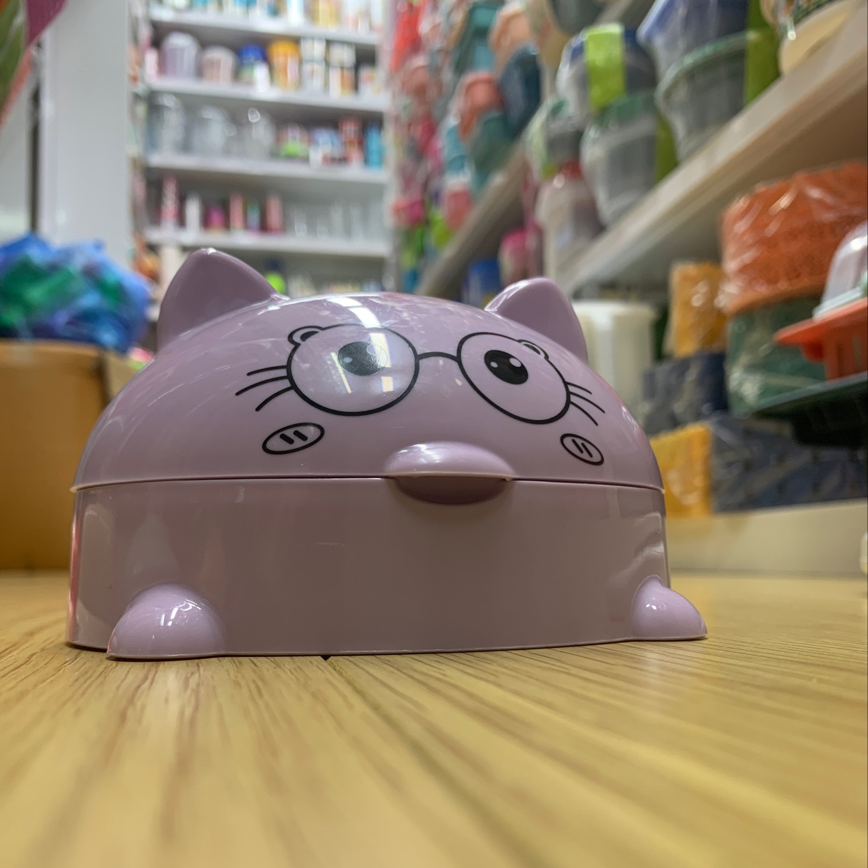 Kitten Soap Box Soap Box With Cover Travel Portable Waterproof Household Toilet Bathroom Drain Creative Design Cartoon Fragrance
