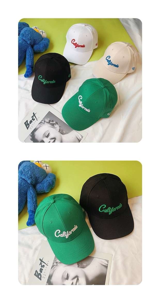 Hat Star With Women's Hat Ins Trend Retro Style Embroidered Letter Baseball Cap Couple Outdoor Thin Summer Sun Hat Star With Duck Cap full figure