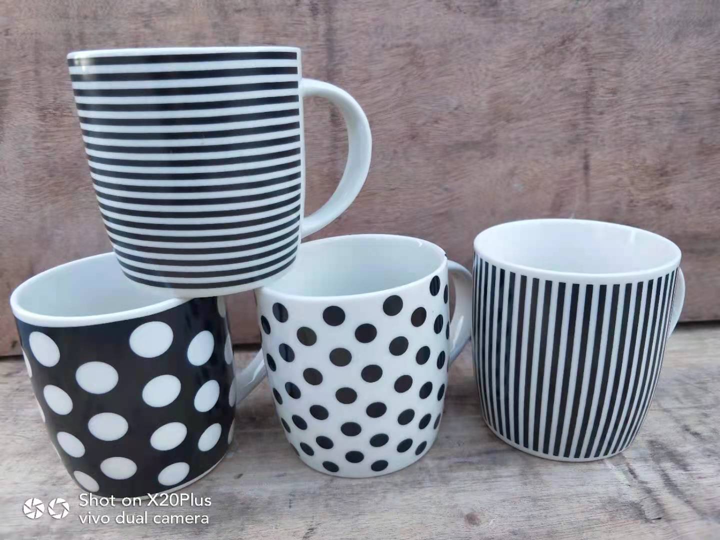 Black Polka Dot Dream Cup Simple Water Cup Is Usually The Student Water Cup Home Water Cup details Picture