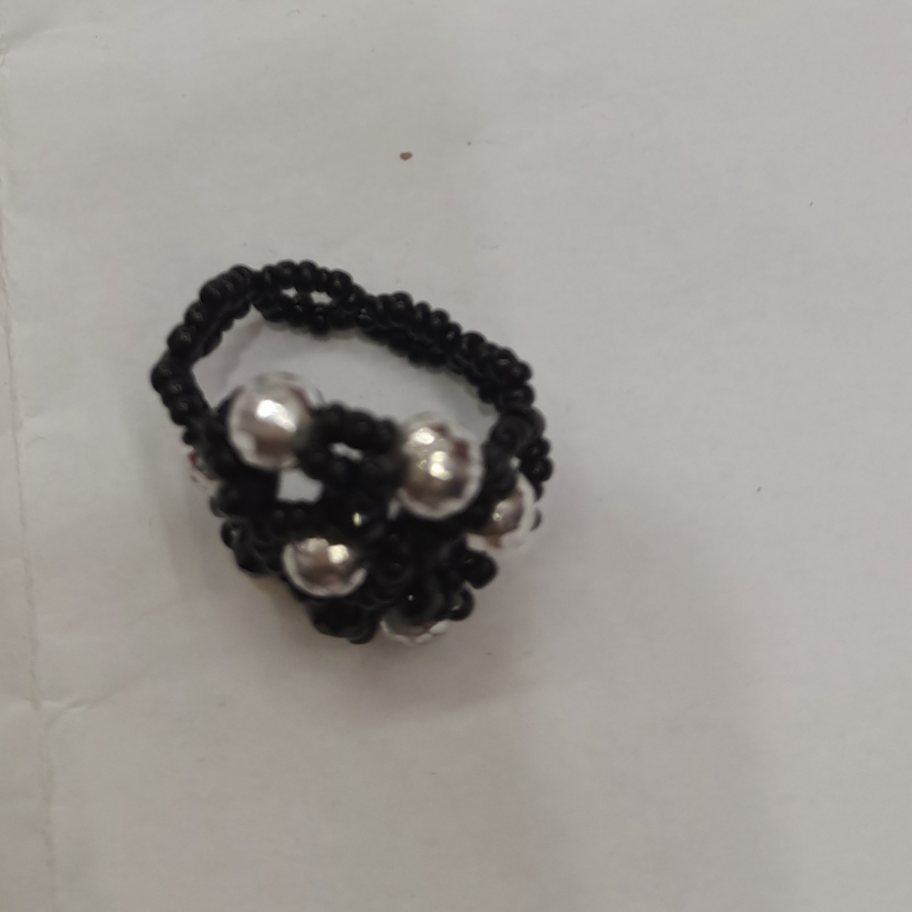 Bead ring for women 8/0 m bead niche original design pure handcrafted lovely fresh floral ring 88 thumbnail