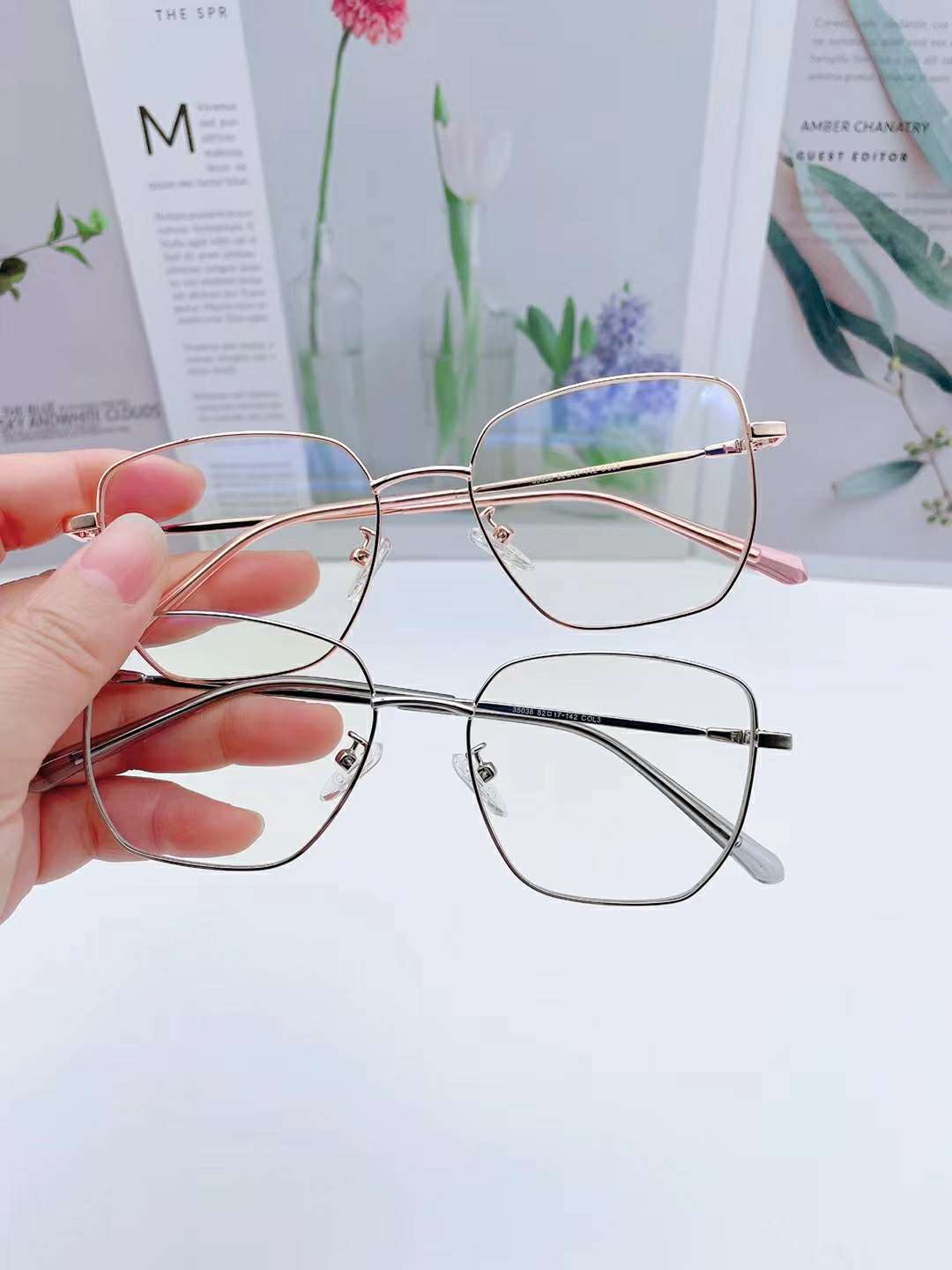 型号：35038，超轻素颜显瘦韩版潮流可配近视眼镜框己出货详情图2