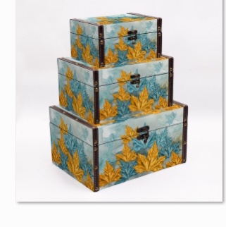 European-style retro household cosmetic box storage box and organizing box