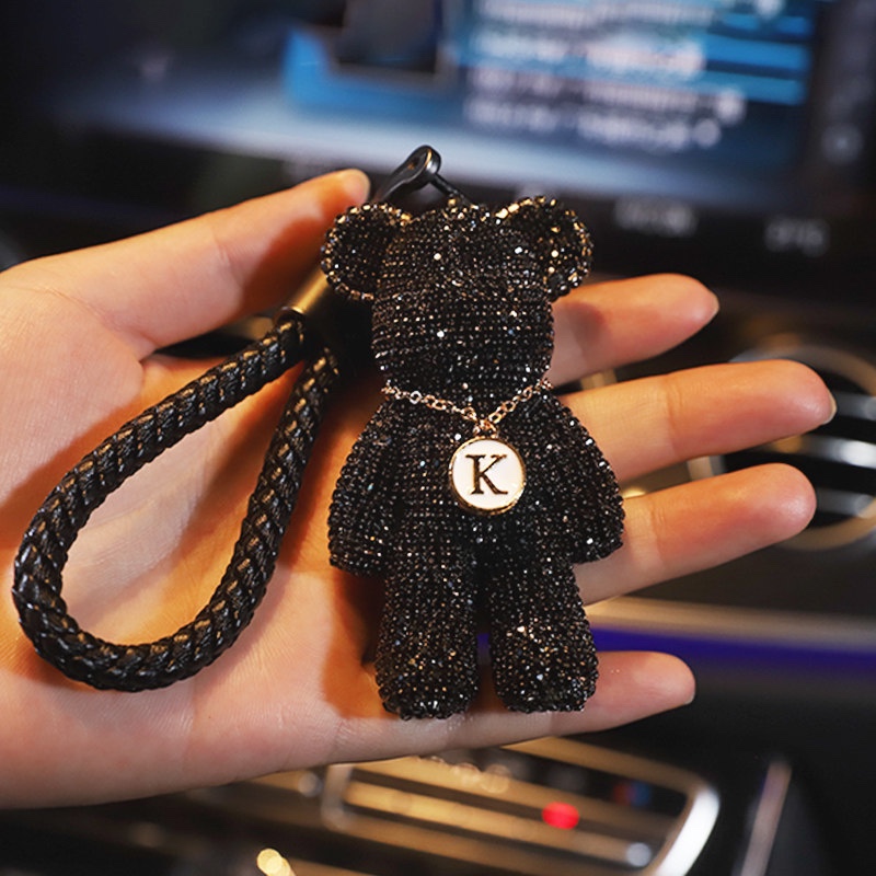 Cross-border best-selling animal keychains, car bags, pendants, metal handicrafts and gifts detail image 6