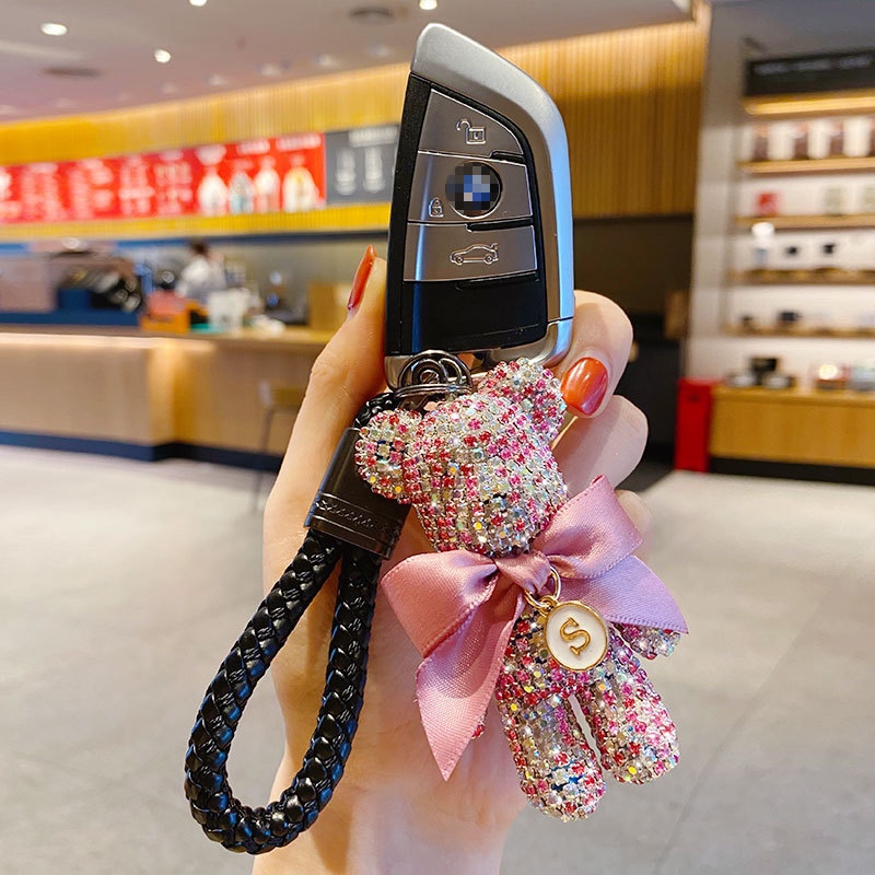 Cross-border best-selling animal keychains, car bags, pendants, metal handicrafts and gifts detail image 5