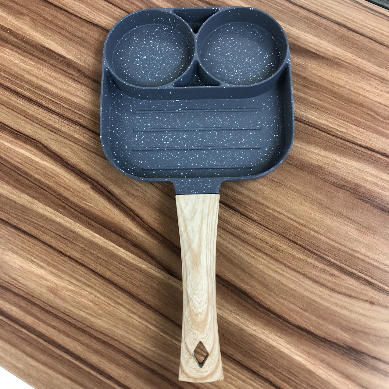 Egg pot, breakfast bread, steak, frying pan, flat induction cooker, gas universal, double-eye steak and egg pot, a bestseller on e-commerce platforms details Picture
