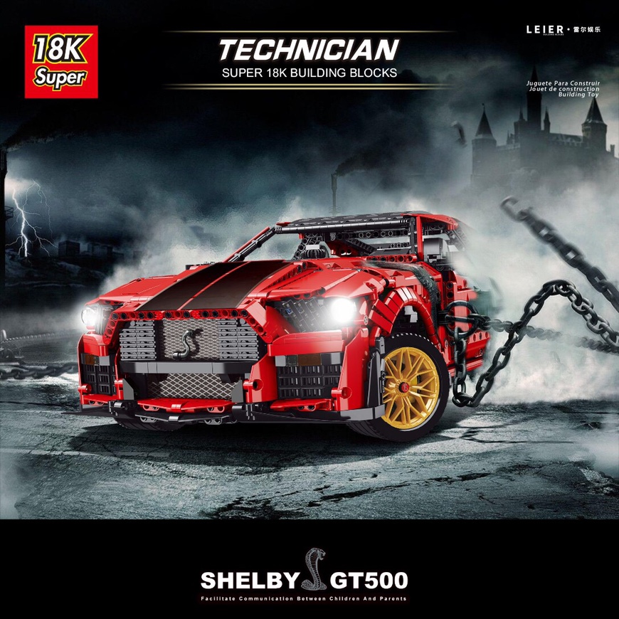 K135 SHELBY GT500,3386PCS