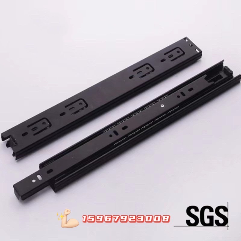 Black drawer slides, cabinet doors and kitchen cabinet doors for furniture detail image 1