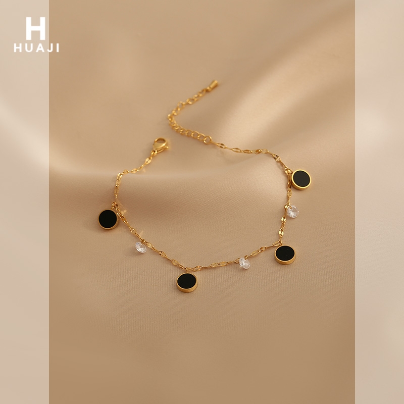 小众高级感钛钢脚链女2021新款潮ins网红森系仙气女士脚绳不掉色55