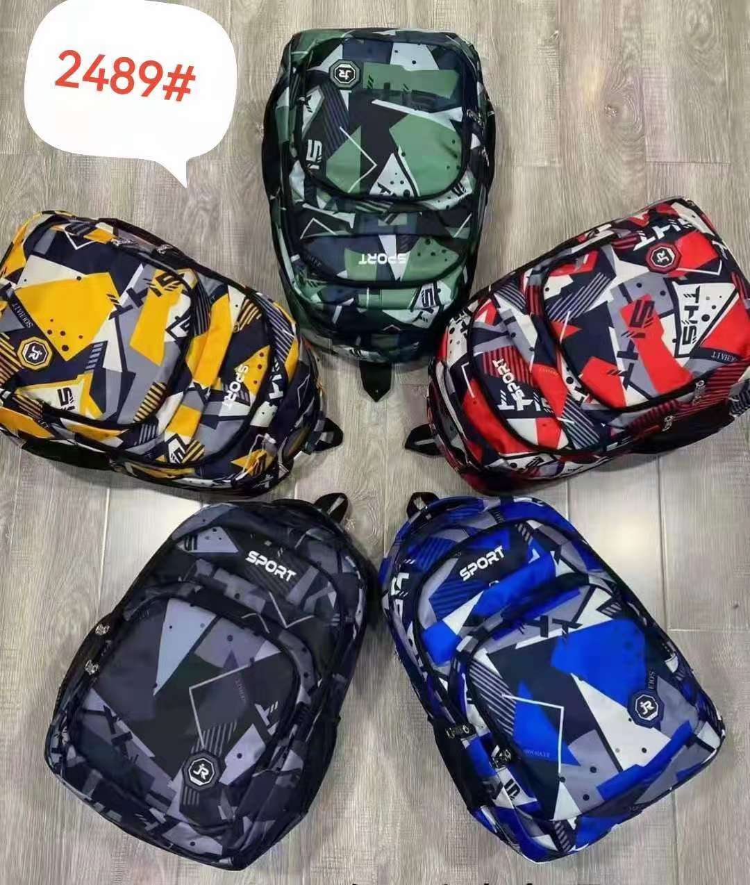 New Men's Backpack Fashion Business Computer Bag Middle And Senior School Bags Travel Backpack Oxford Cloth Multi-Functional Backpack undefined