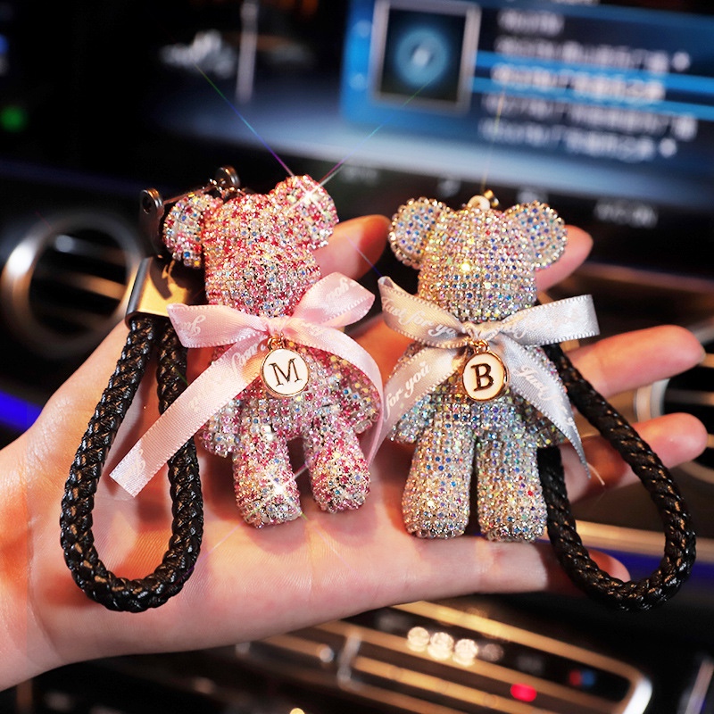 Cross-border best-selling animal keychains, car bags, pendants, metal handicrafts and gifts detail image 7