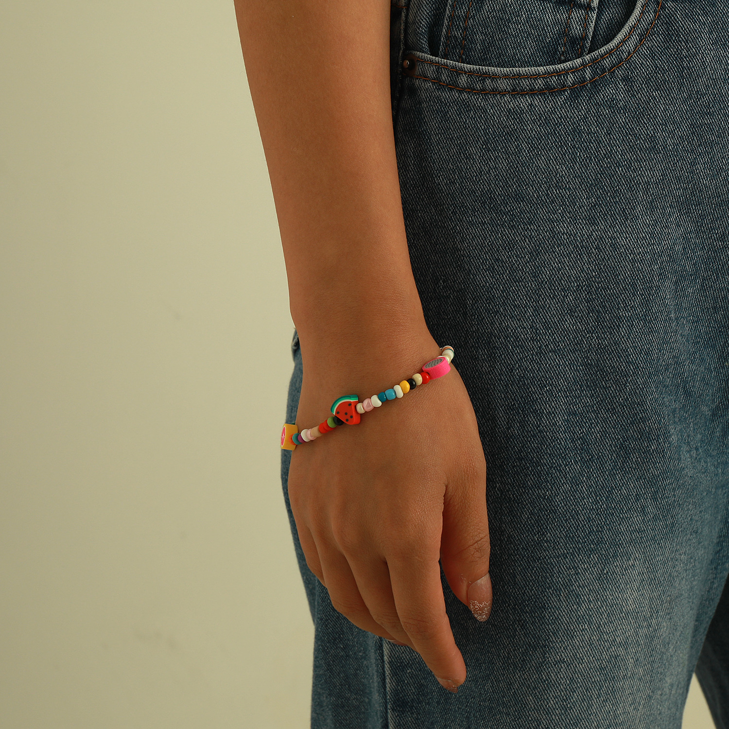 Soft clay rice bead necklace bracelet Application Scenario