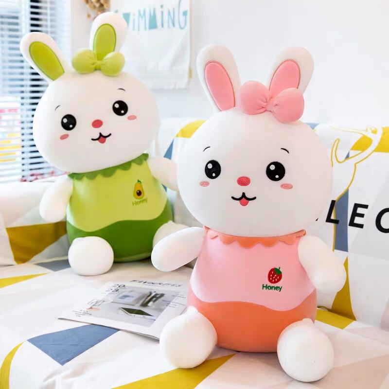Rabbit plush toy small White rabbit doll doll cute sleeping doll bed super cute pillow girls super cute