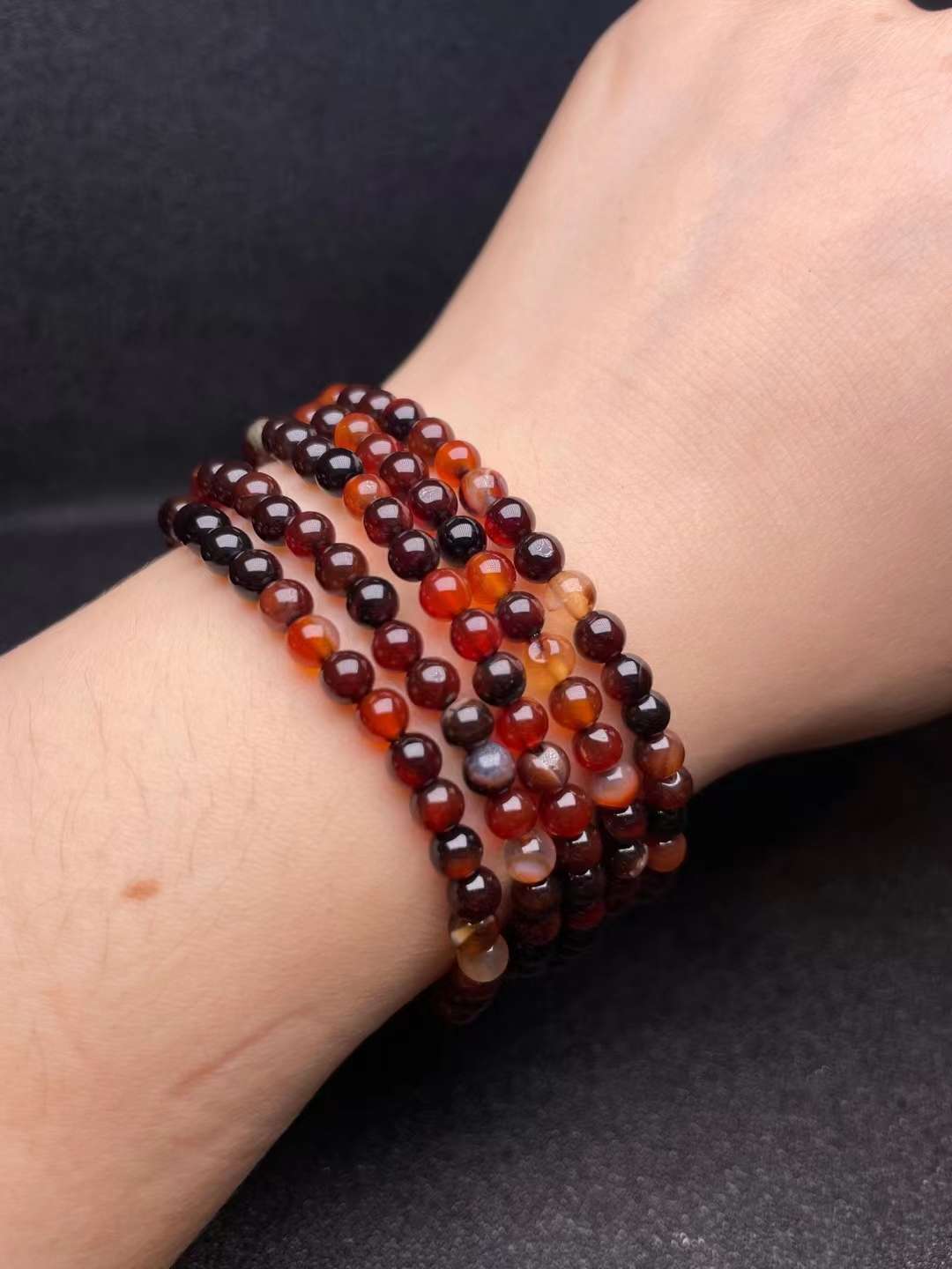 New Special Offer [Heart]4m216 Agate Prayer Beads Dreamy Agate Small and exquisite [Blessing] Colors available for matching details Picture