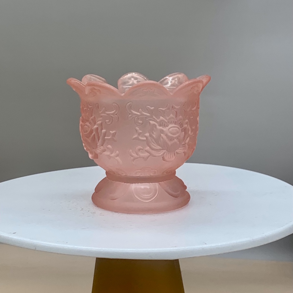 Glass candlestick Glass crafts display 0277