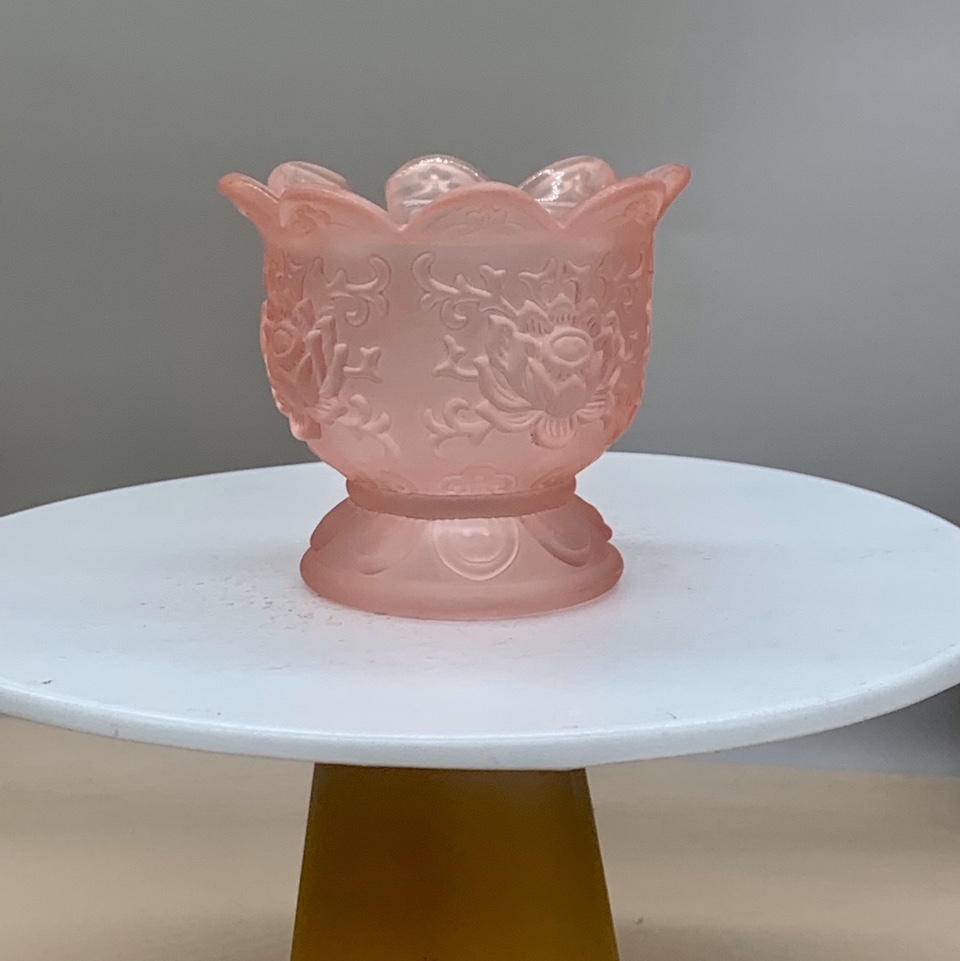 Glass candlestick glass decoration crafts 0827