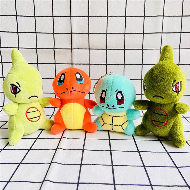 Super fire animation magic elves plush toy small strange dragon god beast pendant key chain children's doll