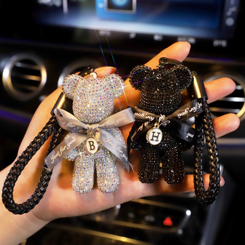 Cross-border best-selling animal keychains, car bags, pendants, metal handicrafts and gifts detail image 10